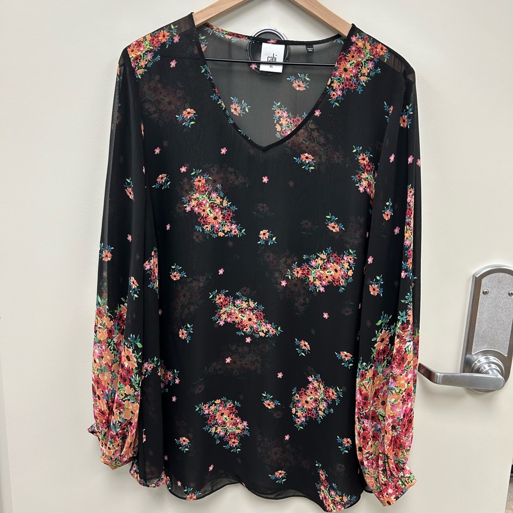 Cabi Blooming blouse!